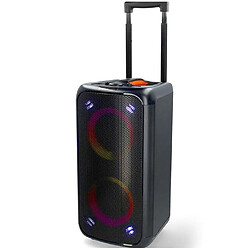 NEDIS ENCEINTE SONO PORTABLE PARTY KARAOKE BLUETOOTH TYPE JBL 240W MOBILE USB TWS MEGABASS LED RGB + TELECOMMANDE + Micro sans fil