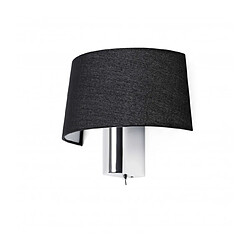 faro Aplique murale noire Hotel H20 cm 1 ampoule