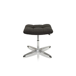 Tabouret / siège pivotant SARANTO tissu gris foncé hjh OFFICE