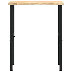 Avis vidaXL Établi 80x60x(71,5-98) cm bois de chêne massif