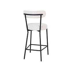 Acheter Lisa Design Ivanec - tabouret de bar - en tissu bouclette