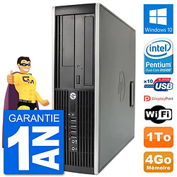 PC HP Compaq 6200 Pro SFF Intel G630 RAM 4Go Disque Dur 1To Windows 10 Wifi · Occasion 