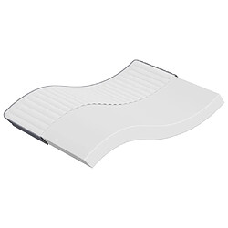 vidaXL Matelas en mousse moyennement doux 140x200 cm 