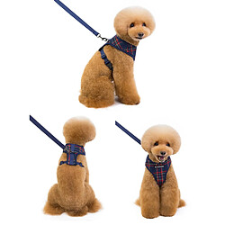 Acheter Universal Fournitures pour animaux domestiques Ensemble de ceintures pour chiens Vestes pour animaux domestiques Ceintures de soutien en polyester Boucle de poitrine Conçu pour ajuster la taille de la poitrine (bleu)