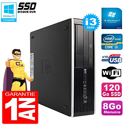 PC HP Compaq Pro 6300 SFF I3-3220 RAM 8Go Disque 120Go SSD Graveur DVD Wifi W7 - Occasion