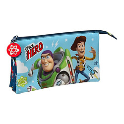 Trousse d'écolier Toy Story Space Hero Blue marine Vert clair (22 x 12 x 3 cm)