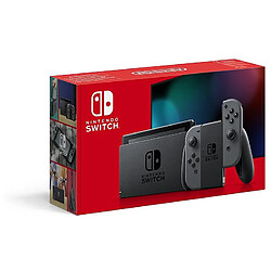 Nintendo Switch 2019 + Joy-Con Gris Nouvelle version, Meilleure autonomie - Console Nintendo Switch + paire de Joy-Con Gris