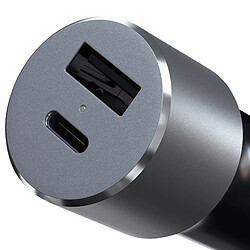 Satechi Chargeur Voiture 72W USB C + USB Gris