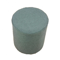 Housse Extensible Pouf Protecteur De Meubles Canapé Rond Housse De Canapé Vert avec banc de protection de fond élastique