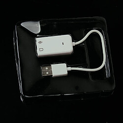 Adaptateur USB 2.0 carte virtuelle 7.1 canaux audio de son Surround pour MacOS Vista Linux