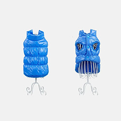 Avis Wewoo Winter Dogs Pet Cat rembourré Gilet Manteau Chiot Vestes Chaudes VêtementsTaille XL Bleu