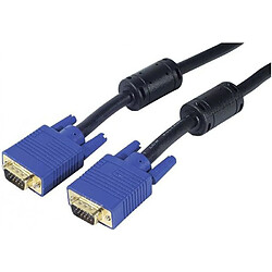 LINEAIRE Cable VGA 0.50m noir or