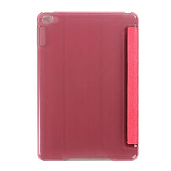 Avis Wewoo Housse Étui Coque Etui à rabat horizontal en soie avec support à trois rabats pour iPad Mini 2019 rouge