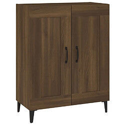 Maison Chic Buffet,Meuble de Rangement,commode pour salon,Cuisine chêne marron 69,5x34x90 cm bois d'ingénierie -MN58872