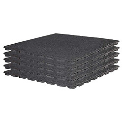 Technoflex Dalle de jardin amortissante grise 50 x 50 cm Lot de 5.