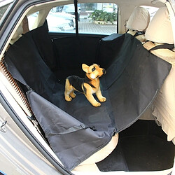 Wewoo Pour animaux de compagnie chien noir chat tapis de coussin, taille: 185 x 145 x 0,2 cm Antidérapant voiture pliante arrière siège housse 