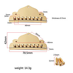 Mandoline Tailpiece pas cher