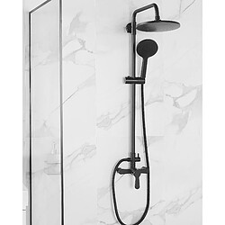 Beliani Colonne de douche noir mat FARIN