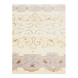 Vidal Tapis de laine 241x175 beige Darya pas cher