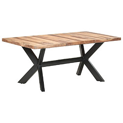 vidaXL Table de salle à manger 180x90x75 cm Bois avec finition miel 