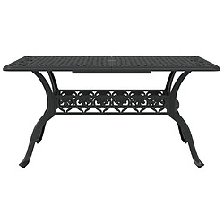 Acheter vidaXL Table de jardin noir 150x90x72 cm aluminium coulé