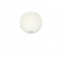 Luminaire Center Suspension GLOB en Verre et Opale Diamètre 26,1 Cm