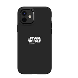 RhinoShield Coque Compatible avec [iPhone 12 / 12 Pro] SolidSuit - Coque Fine Licence Officielle Star Wars avec Technologie Absorption des Chocs - Noir - Star Wars Logo 