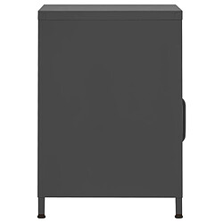 Avis Maison Chic Table de chevet | Table de nuit Anthracite 35x35x51 cm Acier -GKD40154