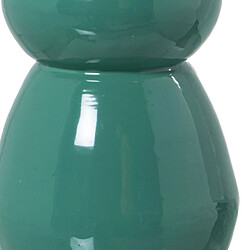 Vase Alexandra House Living Vert foncé Métal 14 x 14 x 27 cm pas cher