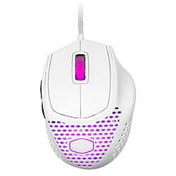 Cooler Master Ltd Cooler Master Souris Gamer Filaire MM730 16000DPI Design Nid d'Abeille avec Éclairage RVB Blanc 