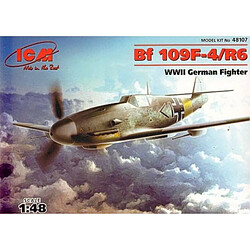 Icm Maquette Avion Bf 109f-4/r6 Wwii German Fighter