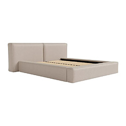 Avis Lit coffre 180 x 200 cm - Tissu - Beige + Matelas - TIMANO de Pascal Morabito