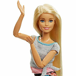 Barbie Made to Move PoupAes avec 22 articulations et vAtements de yoga, floral, gris