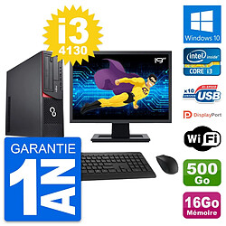 PC Fujitsu E920 DT Ecran 19" Intel i3-4130 RAM 16Go Disque 500Go Windows 10 Wifi · Occasion 