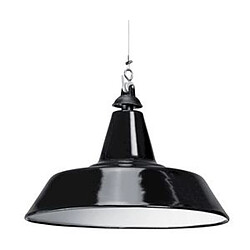 luminaire suspendu - aric nostalgie - e27 - sans lampe - noir - aric 4184