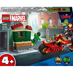 76287 Iron man avec une moto et hulk LEGO® 