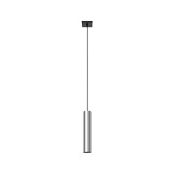 Luminaire Center Suspension Lagos Acier Chrome Matériau : AcierColoris : ChromeNombre d'ampoules : 1Type d'ampoule : GU10Puissance max par ampoule (W) : 10Ampoules incluses : NonIP : 20Hauteur en Cm : 110Largeur en