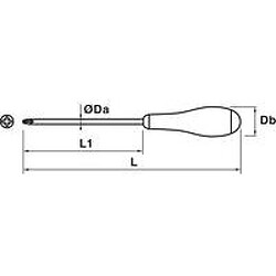 Tournevis bornier PZF1 Mob Outillage