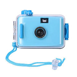 Wewoo Caméra Enfant SUC4 5m film rétro étanche Mini-appareil photo compact pour enfants bleu clair