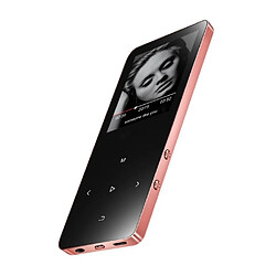 Wewoo Lecteur MP3 de musique son MP3 Bluetooth MP3 MP4 Hifi écran tactile 1,8 pouces 16 Go (or rose) 