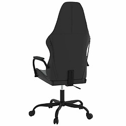 Maison Chic Chaise de jeu, Chaise gaming, Fauteuil gamer d'ordinateur,Chaise de Bureau Noir Similicuir -GKD52479 pas cher