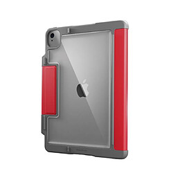 stm goods Étui Folio pour iPad Air 11" Dux Plus Renforcé avec Emplacement Apple Pencil Rouge