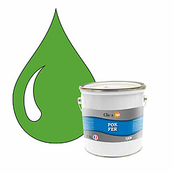 Pok Peinture de Finition Antirouille Laque Semi-Brillante Métaux Ferreux POK FER Vert : Peinture de Finition Antirouille Laque Semi-Brillante Métaux Ferreux - 2,5L - RAL 6018 - Vert Jaune