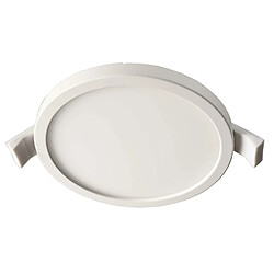 Plafonnier encastré 10cm spot LED 7W panneau lumineux moderne plafond intérieur entrée couloir bureau magasin 230V LUMIÈRE 2700K Alya Round plafonnier encastré 10cm spot LED 7W panneau lumineux moderne plafond intérieur entrée couloir bureau magasin 230V LUMIÈRE 2700K