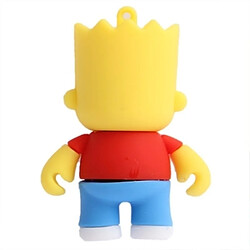 Acheter Wewoo Clé USB pour tous les types de cadeaux de fête 2 Go Le Simpsons Bart Shape Silicone USB2.0 disque Flash, Spécial