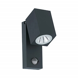 EGLO Lampe murale LED à capteur d'extérieur Sakeda 5 W Anthracite 