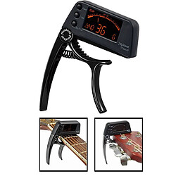 PHONECARE Indent Tuner de Guitare Inteligent Capo Tunner - Noir