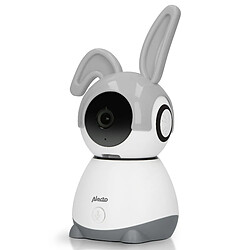 Alecto Babyphone Wi-Fi avec caméra orientable à distance SMARTBABY10 Blanc-Anthracite