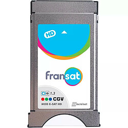 Module Fransat TV satellite CGV CI+ 1.3 HD + carte Fransat PC7 HD valable 4 ans