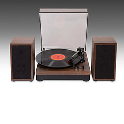 Avis Platine vinyle stéréo 3 vitesses 33/45/78t avec bluetooth effet bois - MT-108BT - MUSE